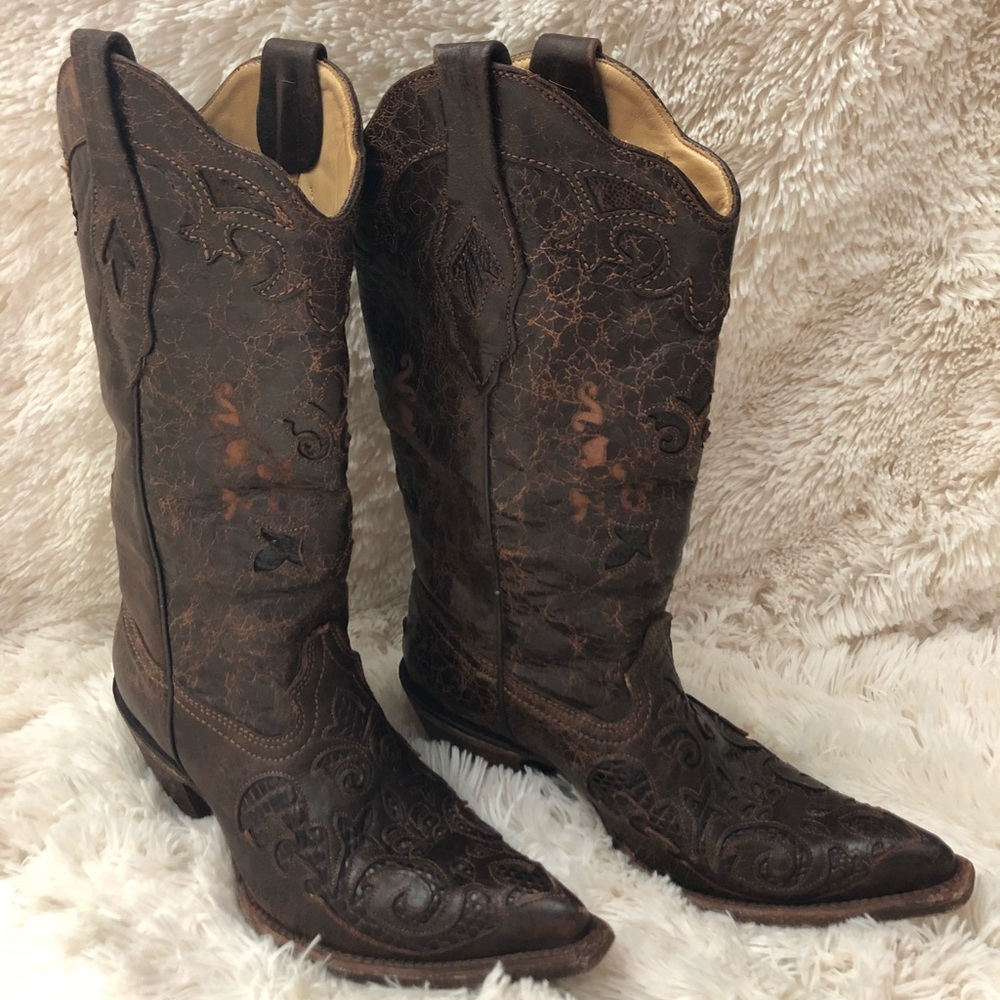 ***SALE, TODAY ONLY- $60.00***Corral Cowboy Boots